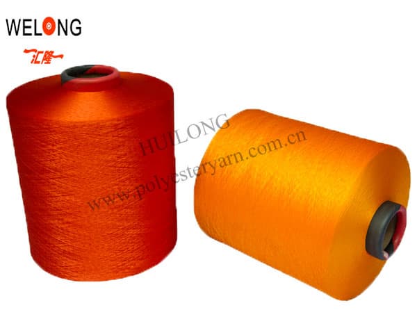dope dyed polyester filament yarn in china